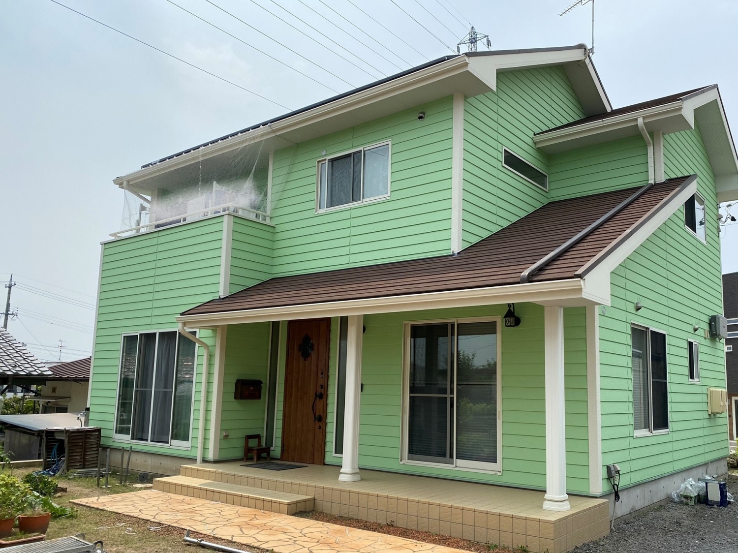 【2020年7月】外壁塗装工事　東御市