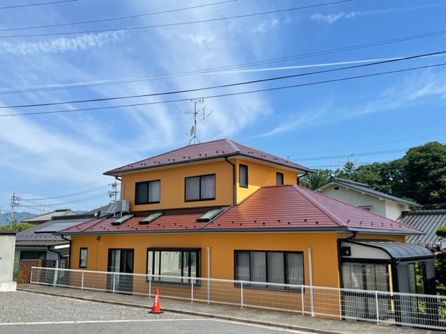 【2022年5月】外壁・屋根塗装工事　東御市