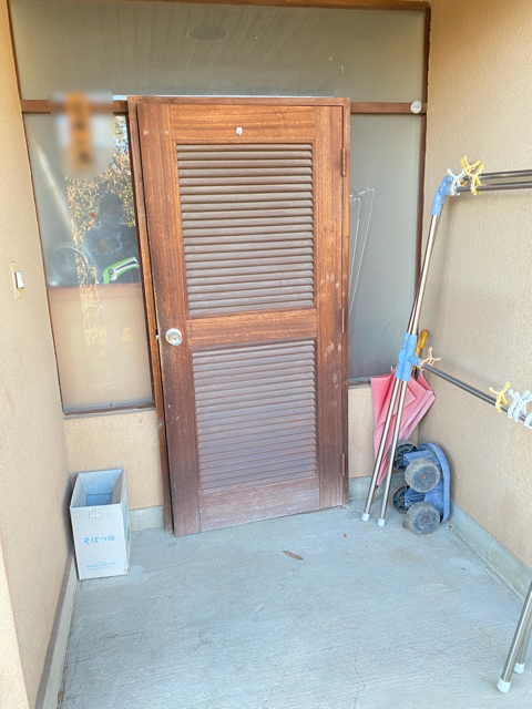 玄関ドア改修工事　東御市