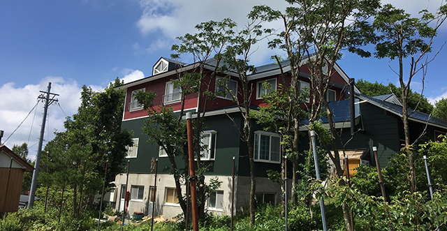 外壁サイディング工事　施工後